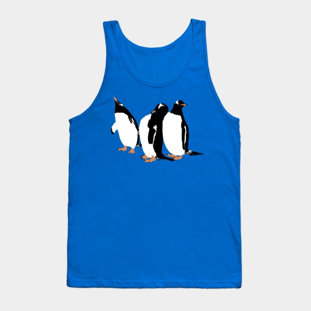 Gentoo Penguins Tank Top by stargatedalek